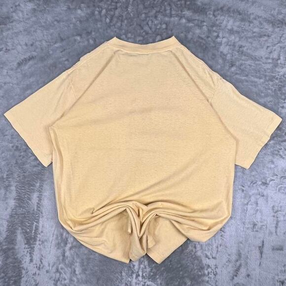 Vintage 90s Distressed Islander Cream Yellow Cactus Nevada Graphic Tshirt M - Picture 2 of 8